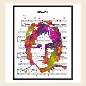 John Lennon Poster Beatles Wall Art Decor_170